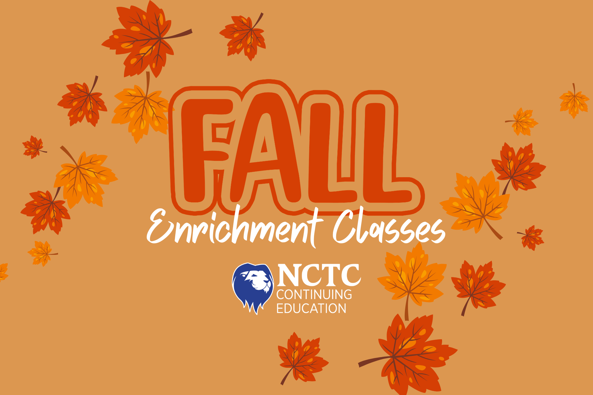 Fall Enrichment Classes Calendar image